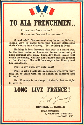 affiche France libre